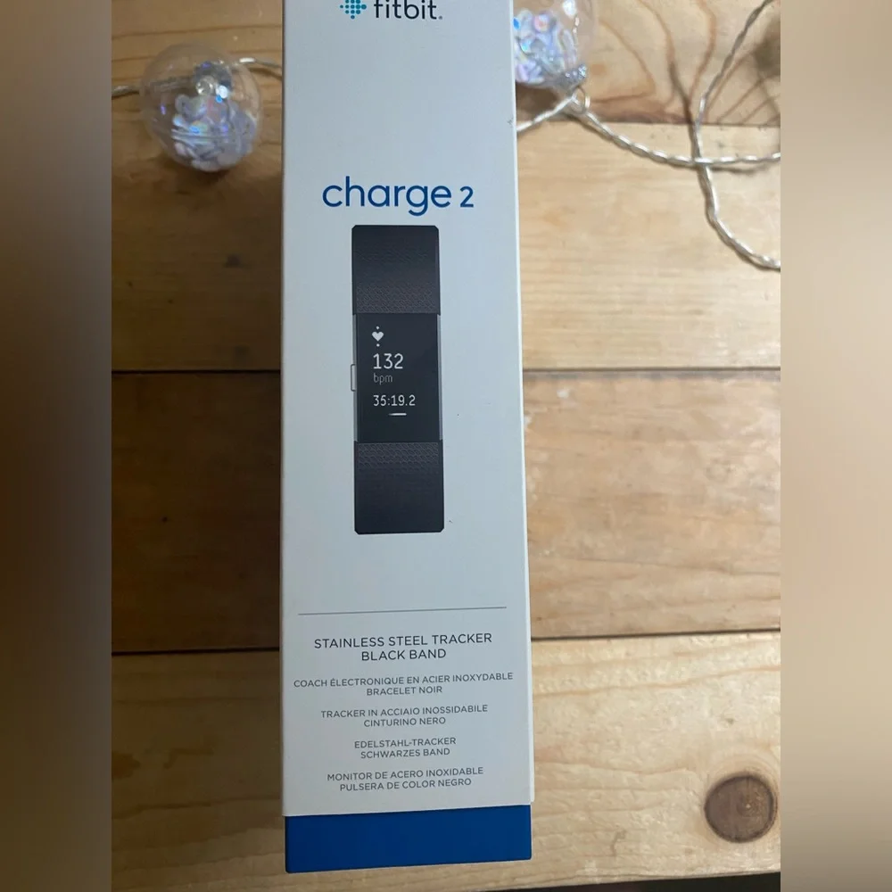 Fitbit Charge 2 Heart Rate + Fitness Wristband, Black new